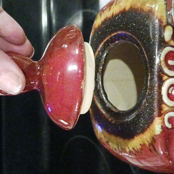 Decorative ceramic decanter - Picture 2 of 13